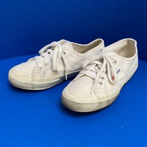 Superga Canvas White Sneakers Size 5